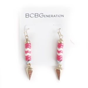 BCBGENERATION EARRINGS BOHO STYLE GOLD TONED